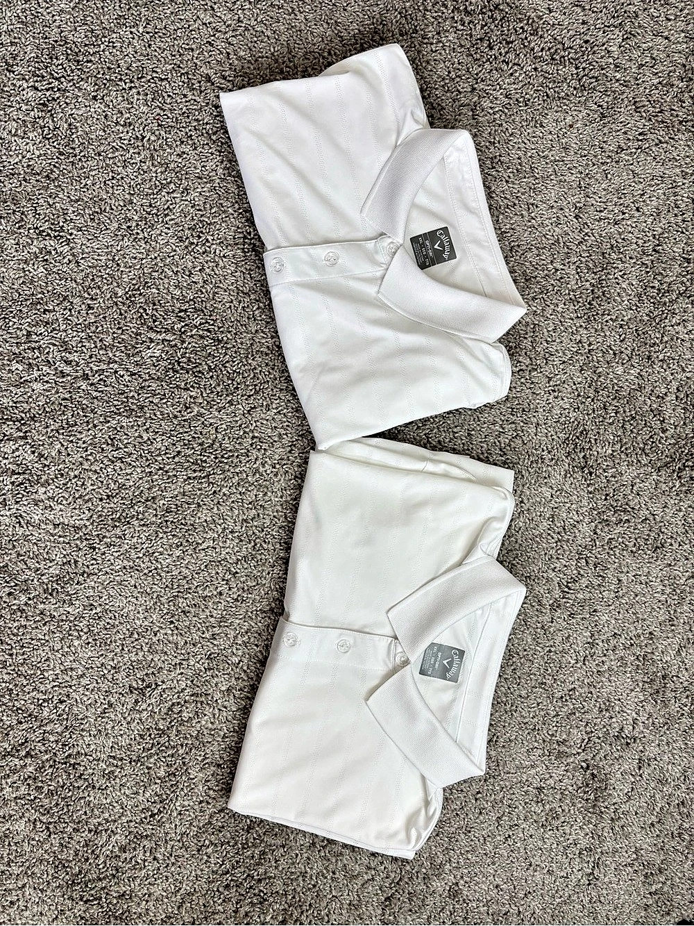 Callaway Opti-Dri Performance Golf Polo White XXL Lot 2